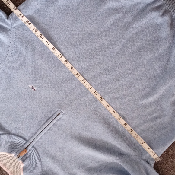 🐳Vineyard Vines🐳 - Blue/Pink Quarter Zip Sweater - Picture 9 of 11